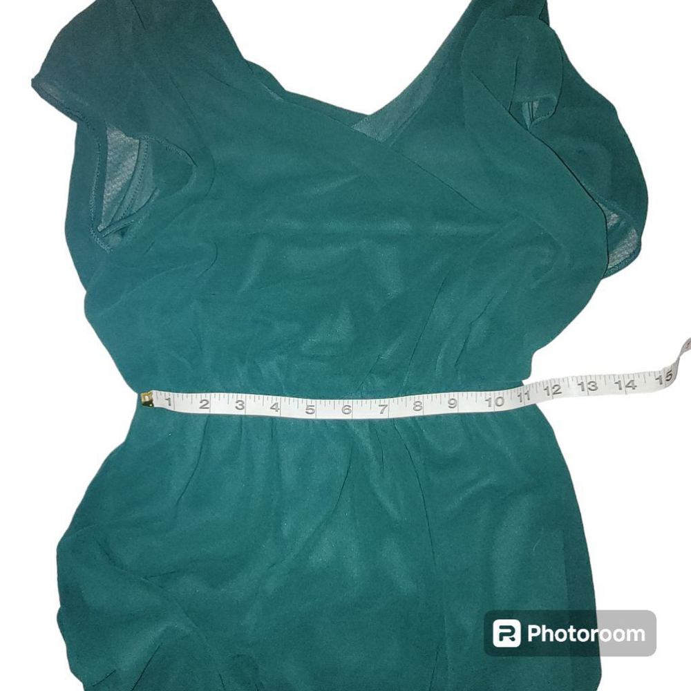 Women's Lush XS Teal Dress - Picture 9 of 9
